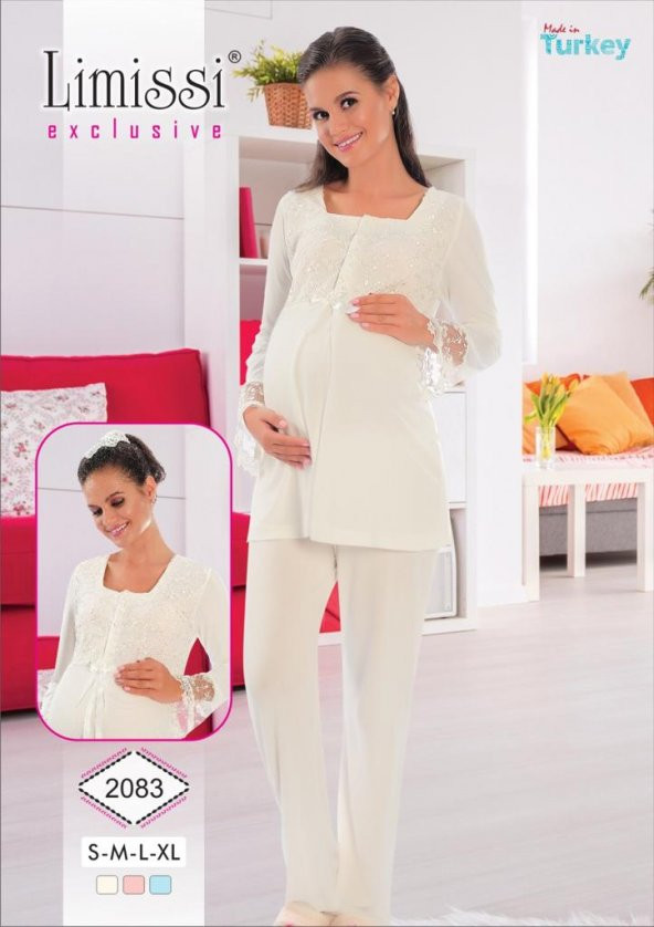 Limissi 2083  Hamile Lohusa Pijama Tk - 2