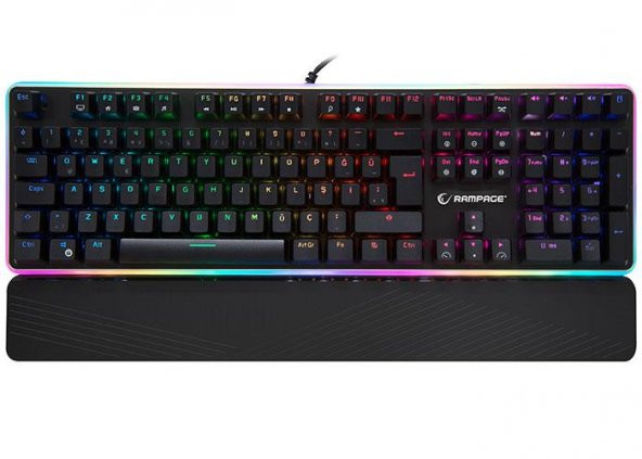 Rampage KB-R96 ULTIMATE Optical Switch RGB Oyuncu Mekanik Klavye