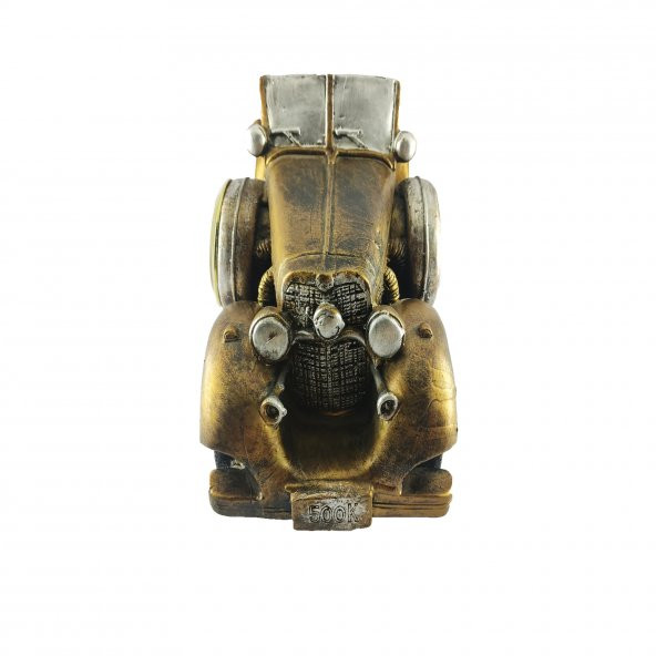 Pologift Polyester Dekoratif Araba Termometreli Masa Saati - 4