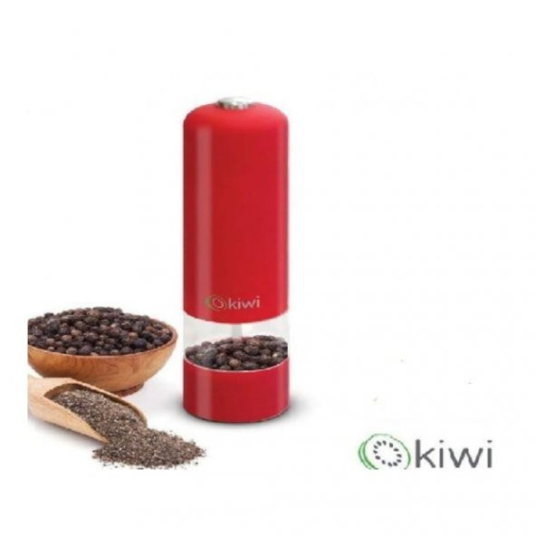 Otomatik Tuz ve Biber Değirmeni, Pilli öğütücü Kiwi KSPG 4802 - 2