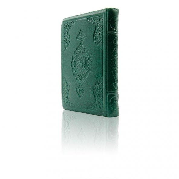 Çanta Boy Kuran-ı Kerim (Yeşil Renk, Kılıflı, Mühürlü)