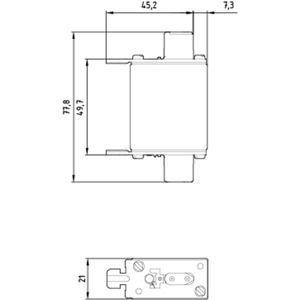 SIEMENS 3NA3814 Sigorta Buşonu NH Bıçaklı 35A Boy 000 - 2
