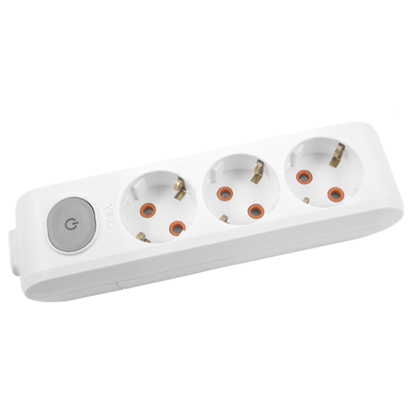 VİKO Multi-Let 3lü Topraklı ÇK Anahtarlı Klemensli Priz - 2