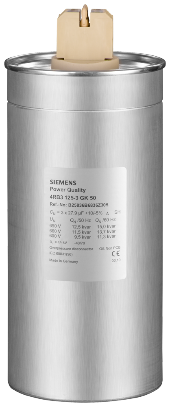 SIEMENS 4RB2100-3EA50 Alçak Gerilim Güç Kondansatörü 10kVAr - 2