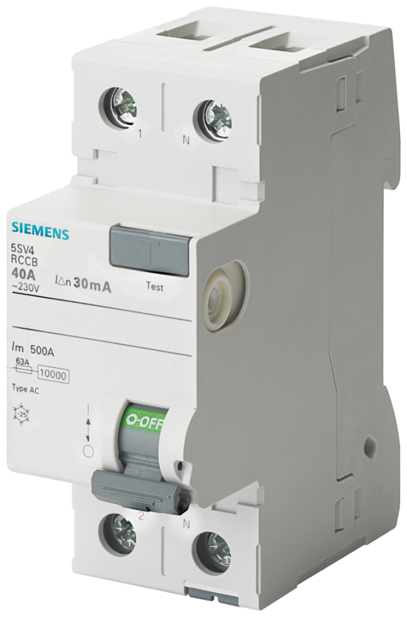 SIEMENS 5SV4612-0 Kaçak Akım Rölesi 25A 300mA 230V 1Faz - 3