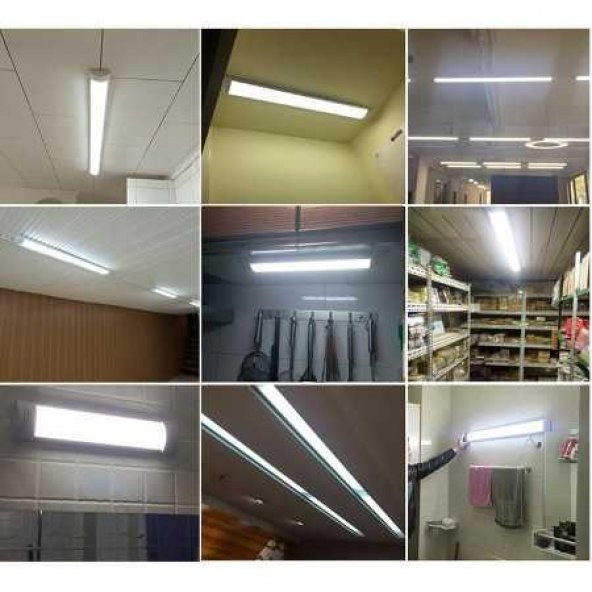 CATA CT-2475G 36W Yatay Ledli Bant Armatür 120 cm Günışığı - 3