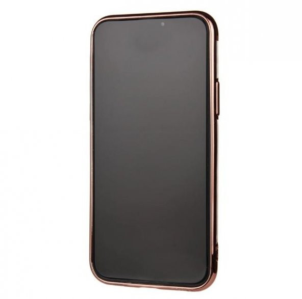 Galaxy A51 Yüzüklü Standlı Köşeleri Renkli Şeffaf Kılıf - Resim 8