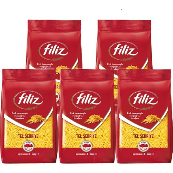 Filiz Makarna Tel Şehriye 500 gr x 5 adet ürün görseli