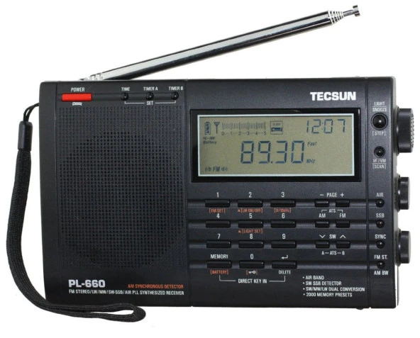 Tecsun PL-660 Dünya Radyosu (siyah) - 3