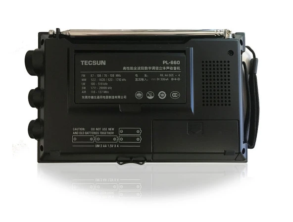 Tecsun PL-660 Dünya Radyosu (siyah) - 4