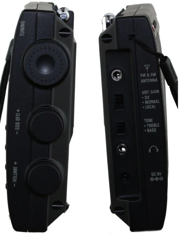 Tecsun PL-660 Dünya Radyosu (siyah) - 6