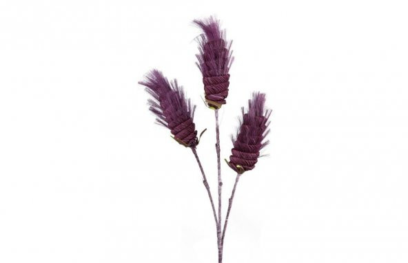 Star Dekor Mor Püskül 3 lü Dal