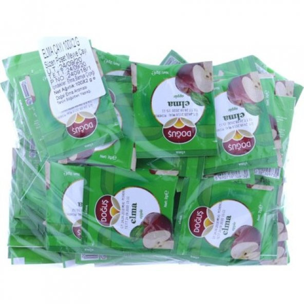 Doğuş Elma Meyve Bitki Çay Bardak Poşet 100 Lü Avantaj Paket