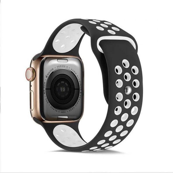 Apple Watch 38mm - 40mm Silikon Renkli Kordon Bileklik - 12