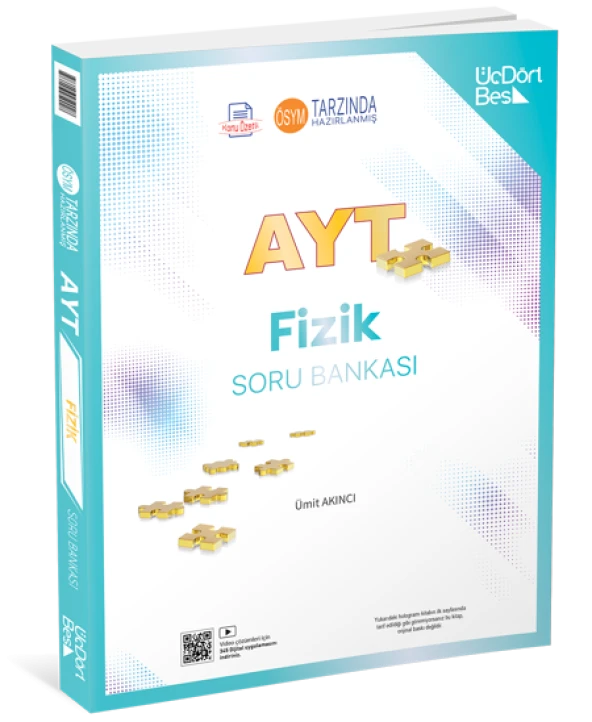 Üçdörtbeş Yayınları AYT Fizik Soru Bankası