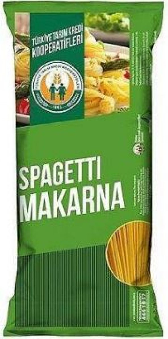 Tarım Kredi Spagetti Makarna 500 Gr