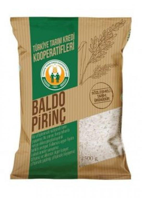 Tarım Kredi Kooperatif Birlik Baldo Pirinç 2,5 Kg