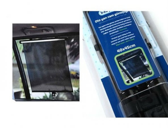 Makaralı Yan Cam Güneşlik 2 Li - Resim 3