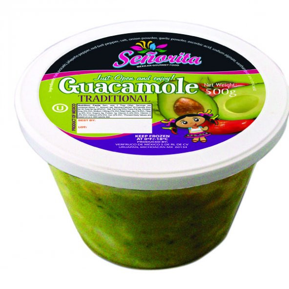 Guacemole Sos (Donmuş) 500 GR