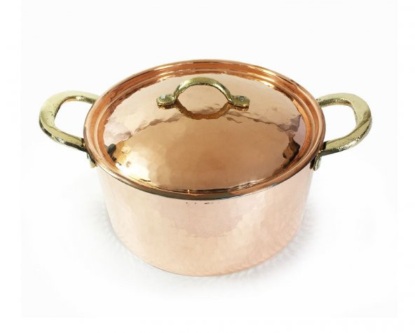 Shark Anatolia El Dövmesi Bakır Karnıyarık Tencere - 2