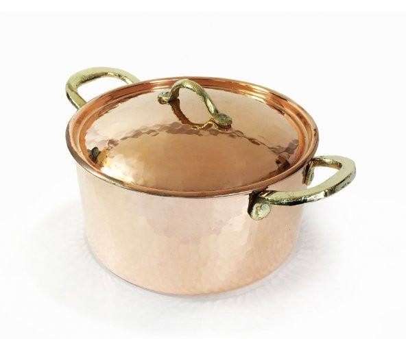 Shark Anatolia El Dövmesi Bakır Karnıyarık Tencere - 3