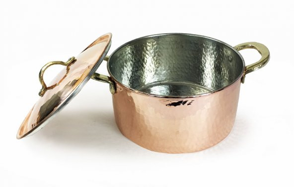 Shark Anatolia El Dövmesi Bakır Karnıyarık Tencere - 4