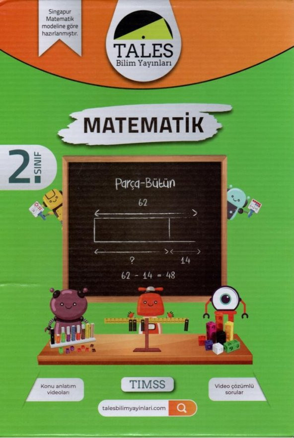 Tales Bilim Yayınları 2. Sınıf Matematik Eğitim Seti 8 Kitap