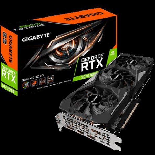 GIGABYTE Nvidia GeForce RTX 2070 Super 8GB 256 Bit GDDR6 PCI-E 3.0 Ekran Kartı GV-N207SGAMINGOC8G