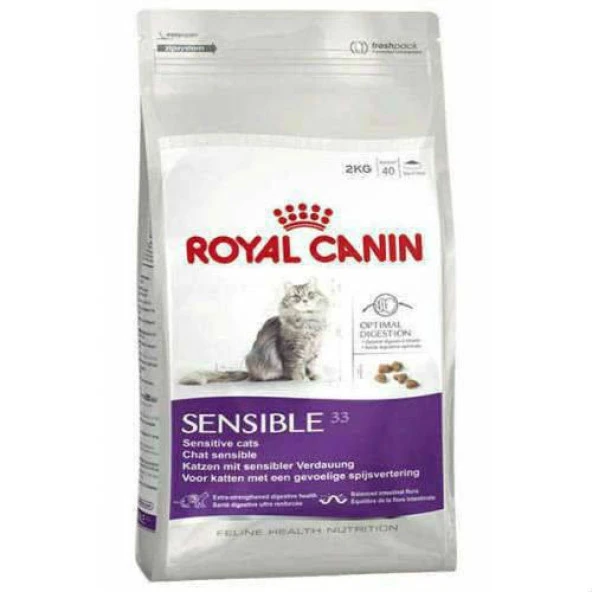 Royal Canin Sensible 2 KG Orjinal Paket Hassas Kedi Maması Yetişkin  Skt :07/2025