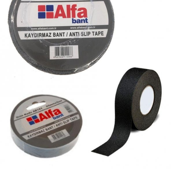 Alfa Bant Yapıkanlı Kaydırmaz Bant Anti Slip Tape