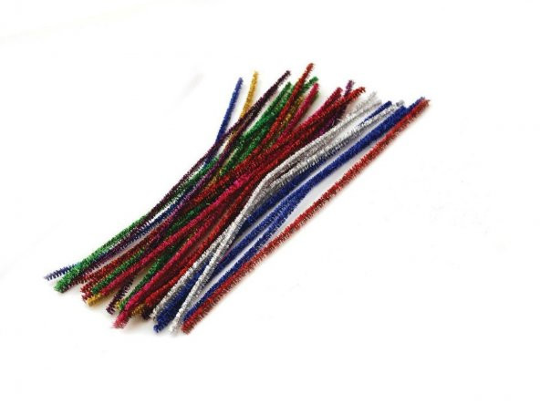 Hayal Renkli Simli Şönil 50 Adetli Paket