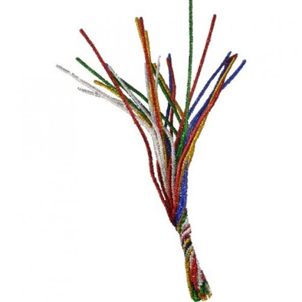 Hayal Renkli Simli Şönil 50 Adetli Paket - 2