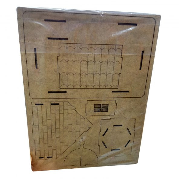 Ahşap Kız Kulesi Maketi - 3 Boyutlu - 2