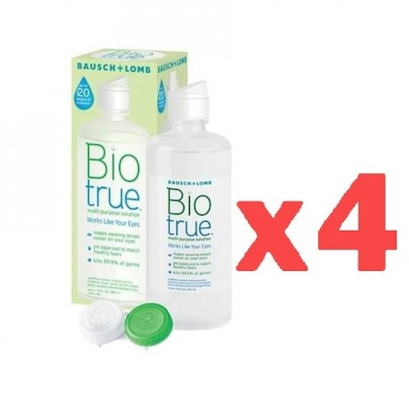 Bio True Lens Solüsyonu 300 ML 4 Adet