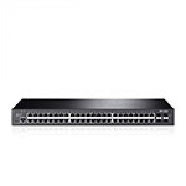 TP-LINK T2600G-52TS(TL-SG3452) JetStream 48-Port Gigabit L2 Managed Switch with 4 SFP Slots