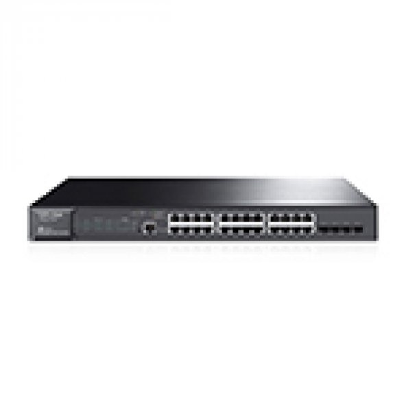 TP-LINK T2600G-28MPS(TL-SG3424P)  JetStream 24-Port Gigabit L2 Managed PoE+ Switch with 4 Combo SFP Slots