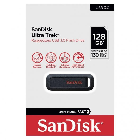 Sandisk Ultra Trek 128GB USB 3.0 USB Bellek SDCZ490-128G-G46
