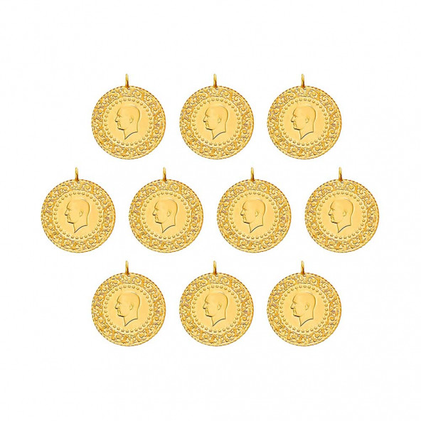 Yeni Tarihli Yarım Altın 10 Adet