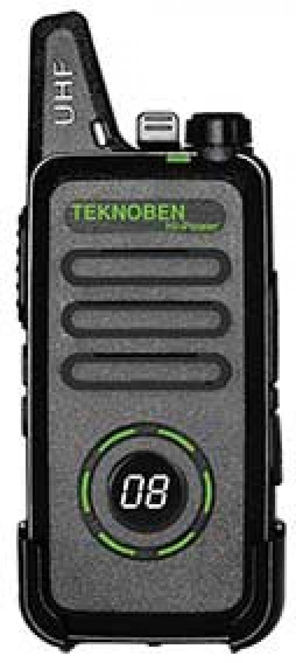 Lisanssız Telsiz Teknoben Hi- Power (Hayalet Ekranlı) Siyah - 6