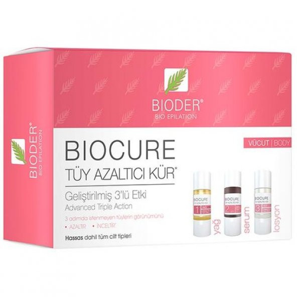 Bioder Bio Epilation Tüy Azaltıcı Kür 3lü Etki 3 x 10 ml - Vücut