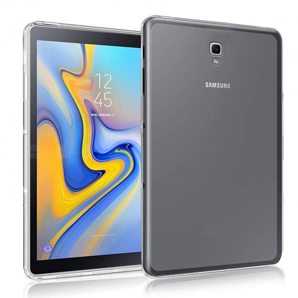 Samsung Galaxy Tab A T590 10.5" Kılıf Şeffaf Silikon Arka Kapak