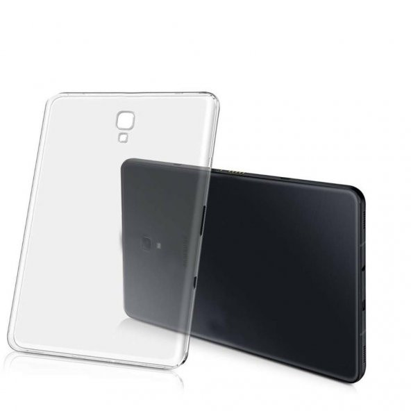 Samsung Galaxy Tab A T590 10.5" Kılıf Şeffaf Silikon Arka Kapak - 2