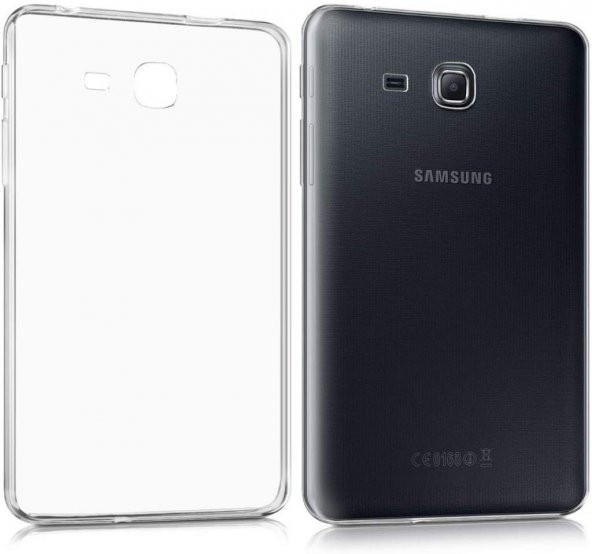 Samsung Galaxy Tab A T280 7" Kılıf Şeffaf Silikon Arka Kapak - 3