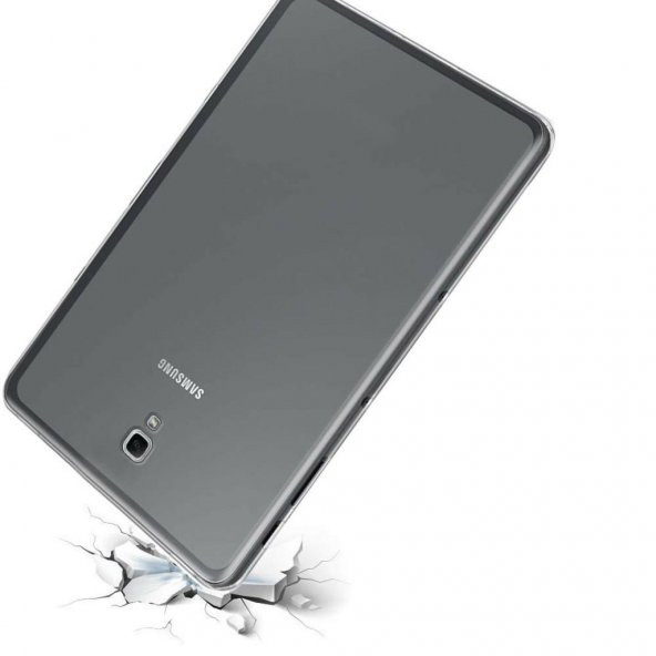 Samsung Galaxy Tab A T590 10.5" Kılıf Şeffaf Silikon Arka Kapak - 3