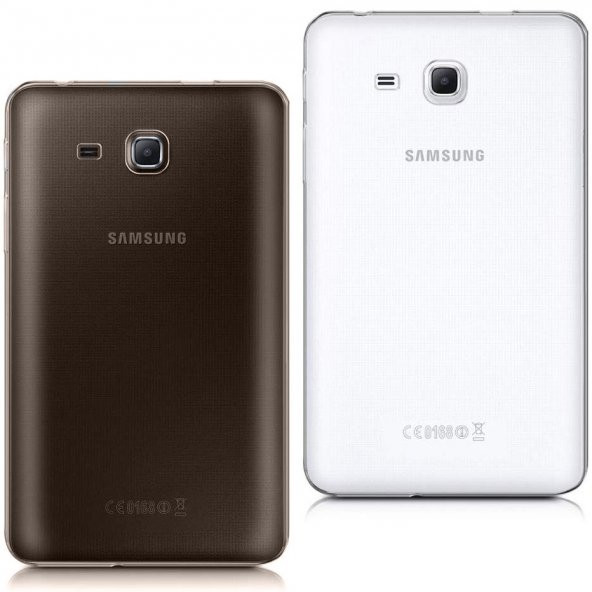 Samsung Galaxy Tab E T560 9.6" Kılıf Şeffaf Silikon Arka Kapak - 5