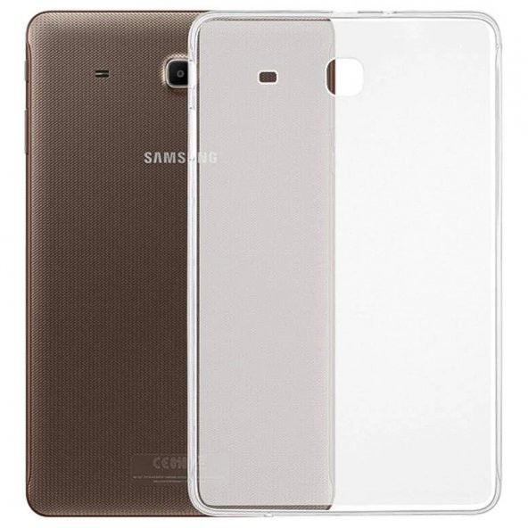 Samsung Galaxy Tab E T560 9.6" Kılıf Şeffaf Silikon Arka Kapak