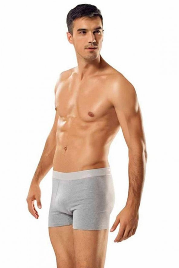 Tutku İç Giyim Pamuklu Likralı Erkek Boxer Paçalı Don 6 Lı Paket - 2