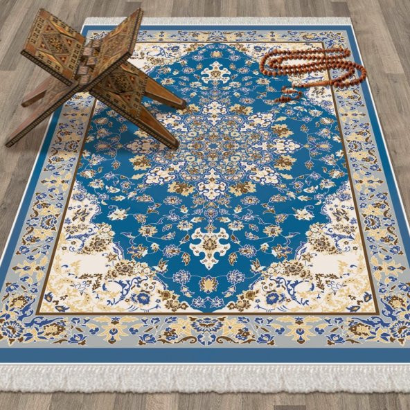 Decoling İpek 1016-Mavi Seccade - Resim 2