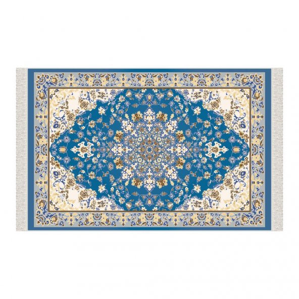 Decoling İpek 1016-Mavi Seccade - Resim 3