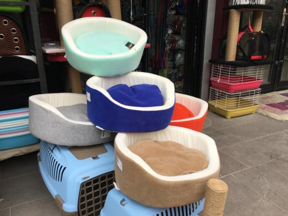Bedspet Ağızlıklı Sepet Kedi Köpek Yuvası No:1 - 2